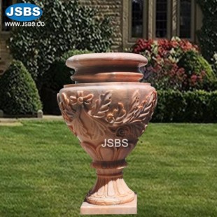 Marble Floral Vase, JS-P080
